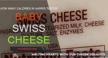 Calories in Harris Teeter Baby Swiss Cheese: A Quick Guide