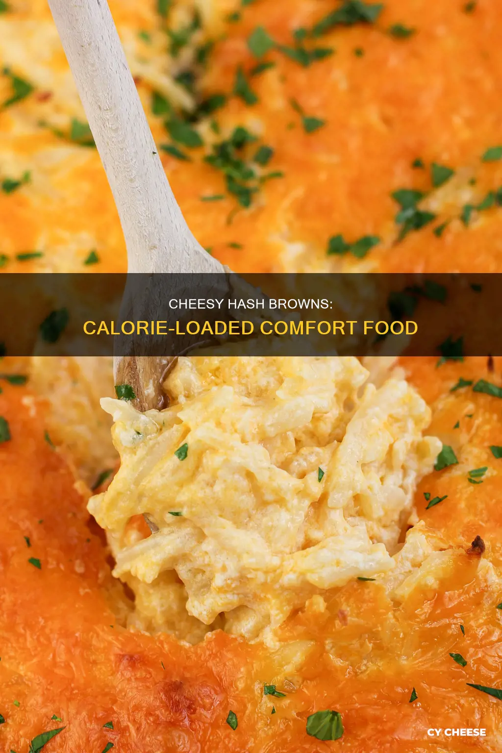 how many calories in hash browns with cheese