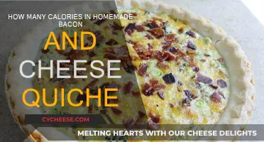 Calorie Count for a Hearty Bacon, Cheese Quiche