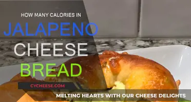 Cheesy Jalapeno Bread: Calorie Count and Nutrition Facts