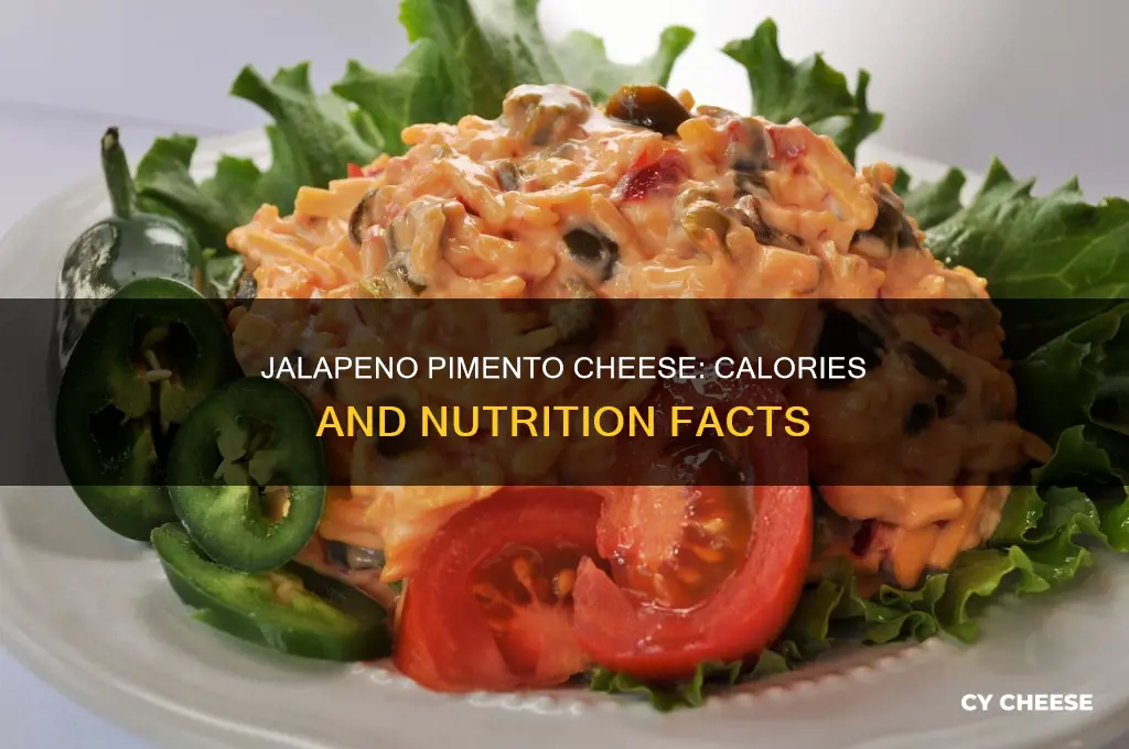 how many calories in jalapeno pimento cheese
