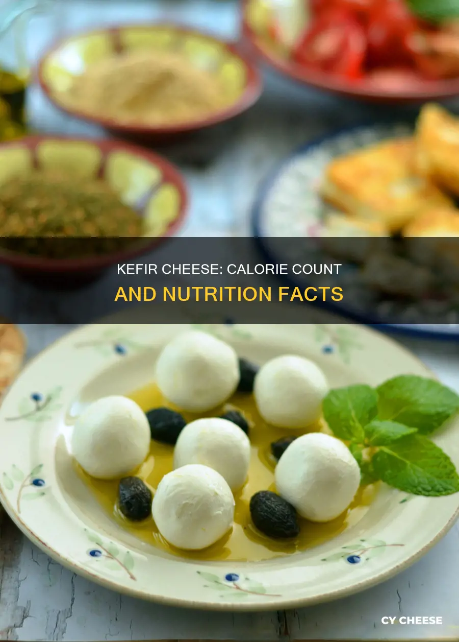 how many calories in kefir cheese