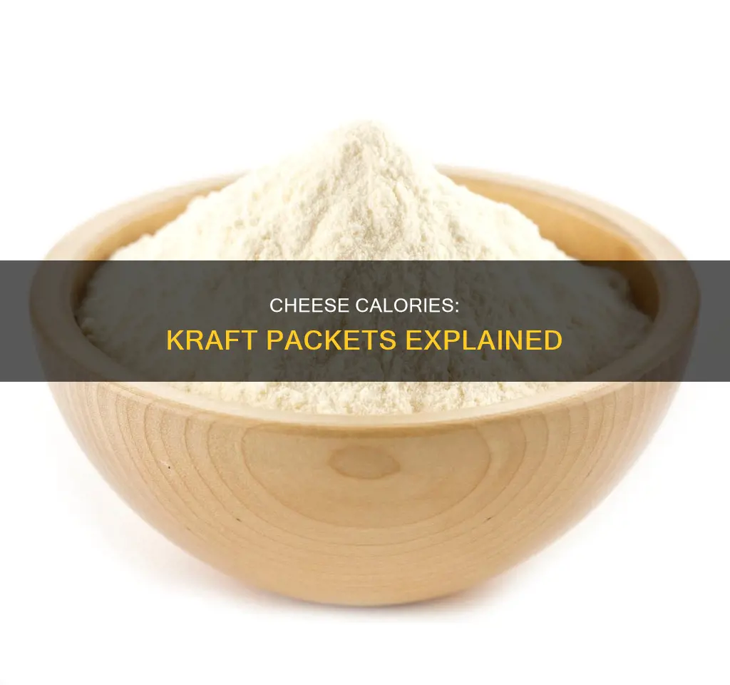 how many calories in kraft cheese packet