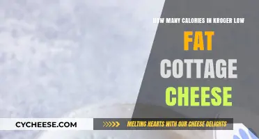 Kroger Low Fat Cottage Cheese Calories: A Nutritional Breakdown