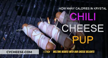 Krystal Chili Cheese Pup: Calorie Count and Nutrition Facts
