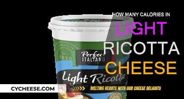 Ricotta Cheese Calories: Light Option, Healthy Choice?