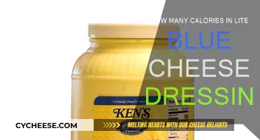 Blue Cheese Delight: Calories in Lite Dressing