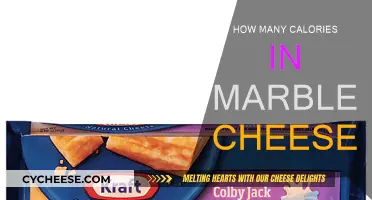 Cheese Lovers: Calories in Marble Cheese