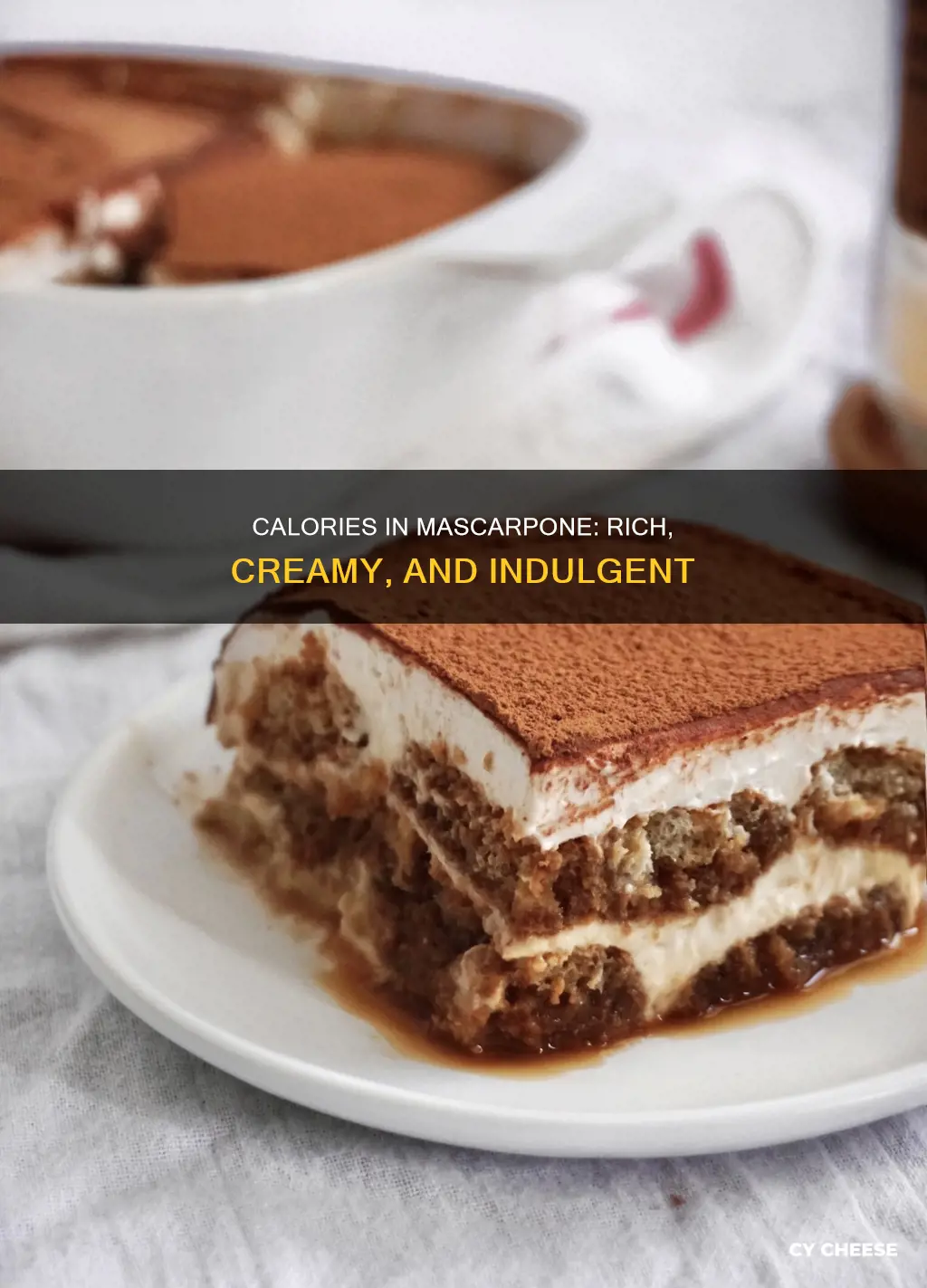 how many calories in mascarpone cheese