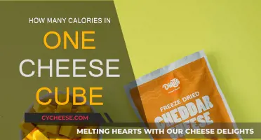 Cheese Cubes: Calorie Count and Nutrition Facts