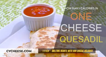 Cheese Quesadilla: Calorie Count and Nutrition Facts