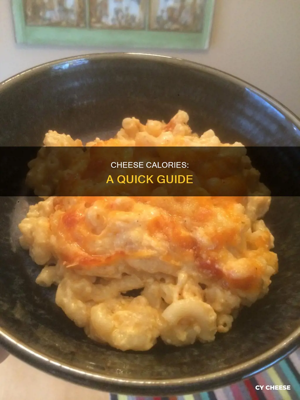 how many calories in one cheese