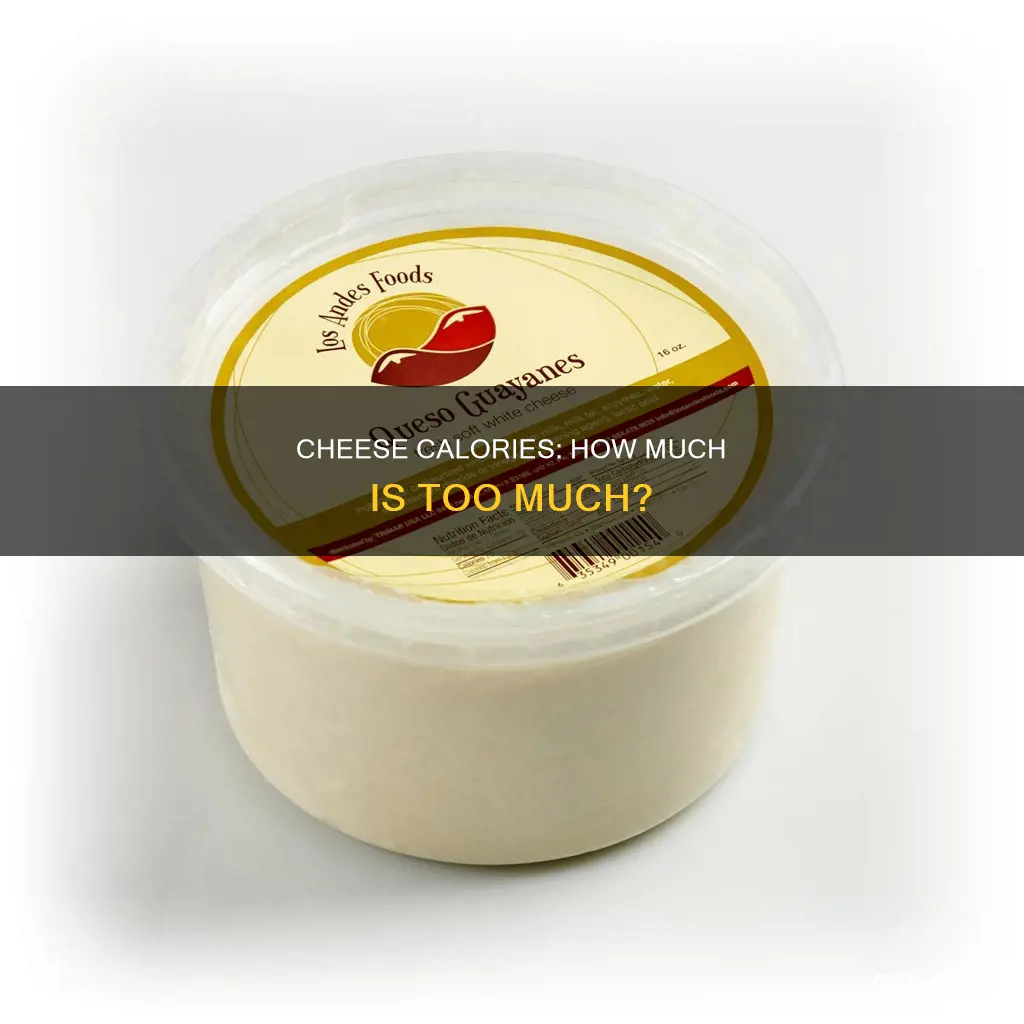 how many calories in one ounce of cheese