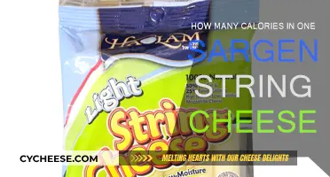 String Cheese Calories: Sargento's Nutritional Breakdown