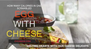 Cheesy Scrambled Eggs: How Many Calories?