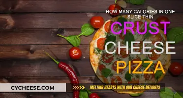 Cheese Pizza Calories: Thin Crust Slice