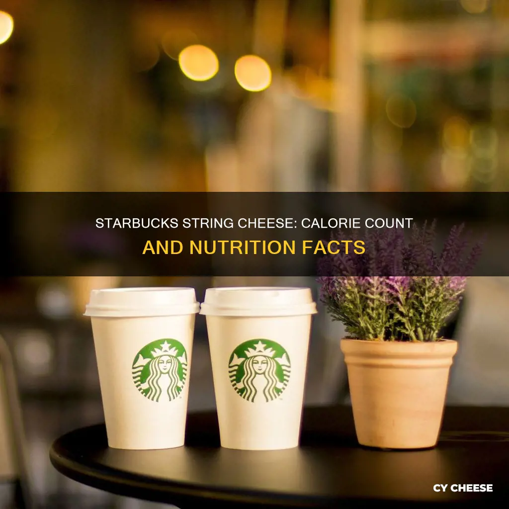 how many calories in one string cheese from starbucks