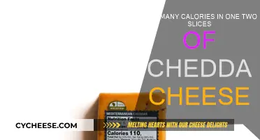 Cheddar Cheese Calories: How Much in Two Slices?