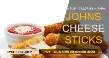 Papa John's Cheese Sticks: Calorie Count Unveiled
