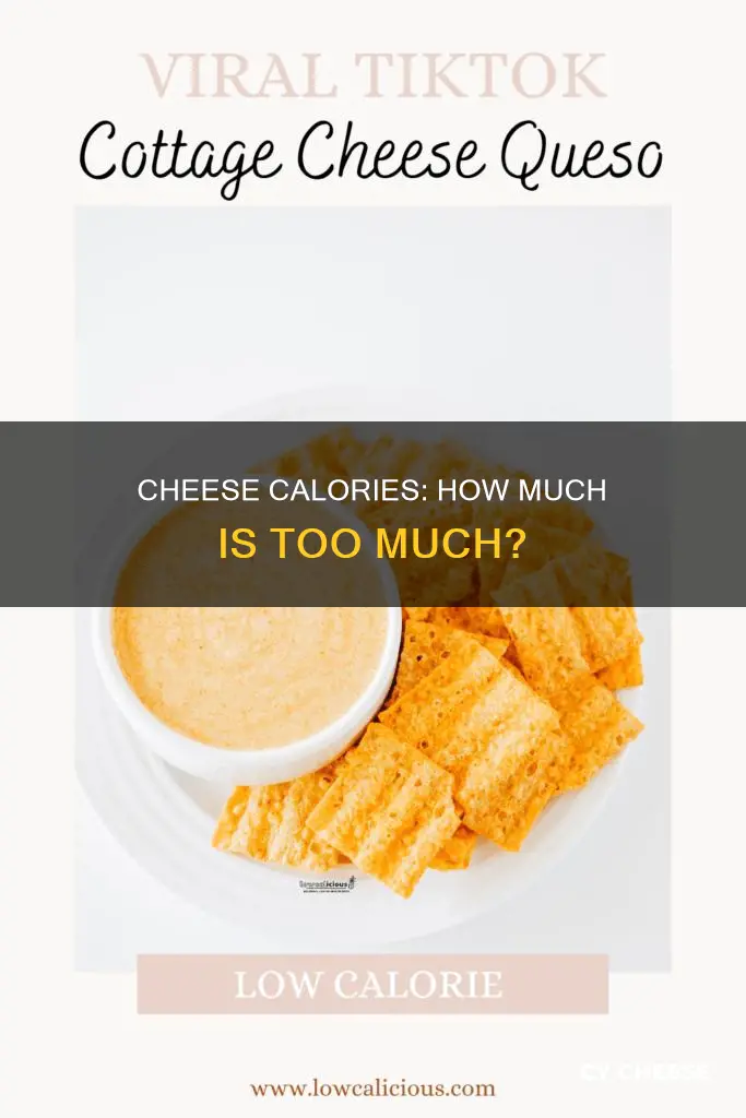 how many calories in peice of cheese