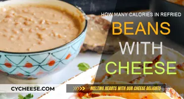 Cheesy Refried Beans: Calorie Count and Nutrition Facts