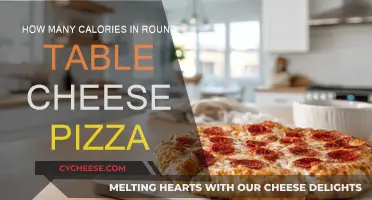 Cheese Pizza Calories: Round Table's Delicious Indulgence