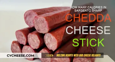 Cheese Stick Calories: Sargento Sharp Cheddar Edition