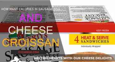 Calorie-laden Breakfast: Sausage, Egg, Cheese Croissant