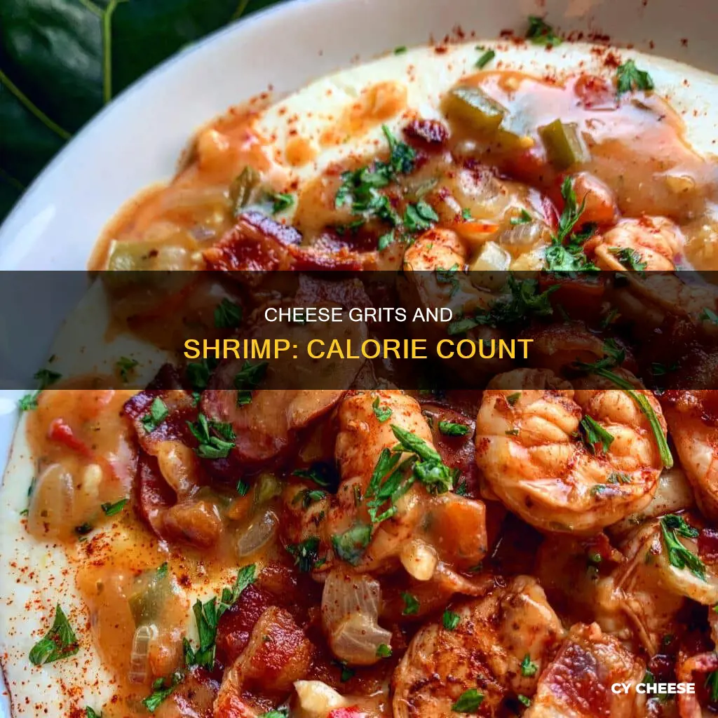 how many calories in shrimp and cheese grits