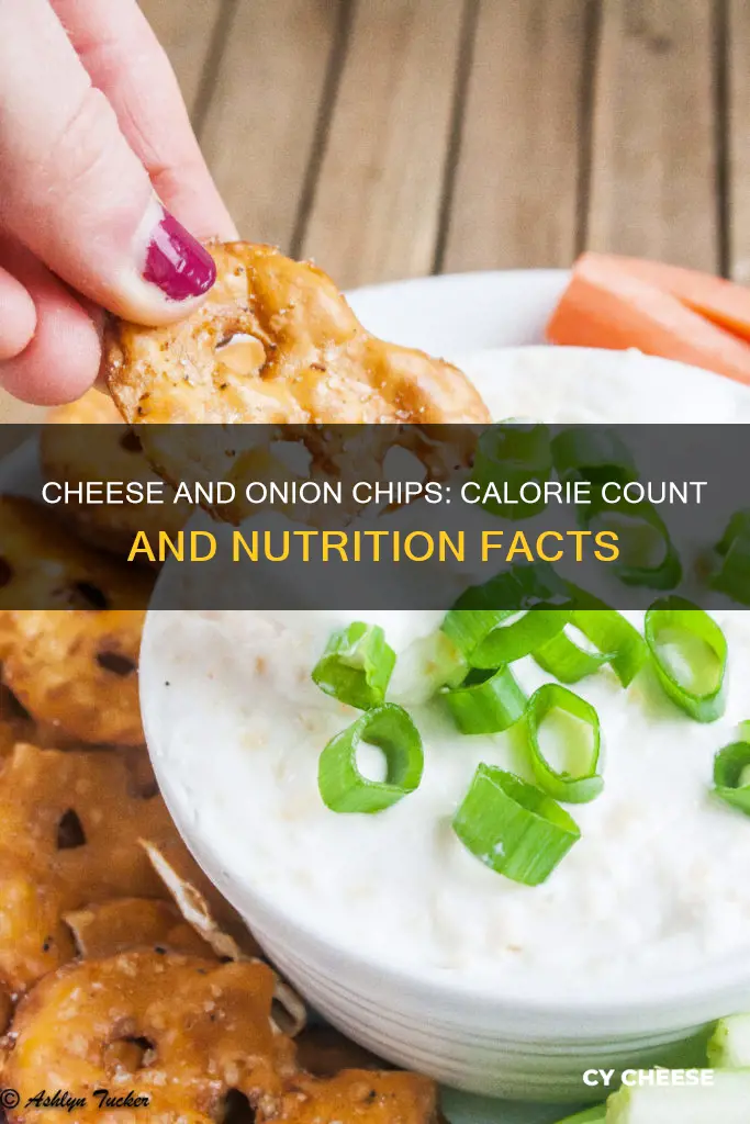 how many calories in smiths cheese and onion chips