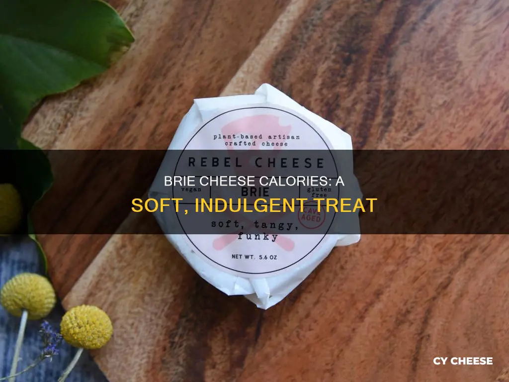 how many calories in soft brie cheese