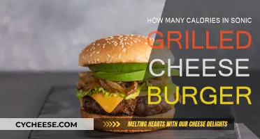 Sonic Grilled Cheese Burger: Calories Unveiled