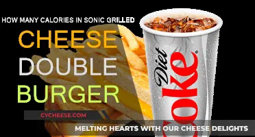 Sonic's Grilled Cheese Double Burger: Calorie Count Unveiled