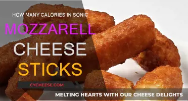 Mozzarella Sticks: Calories in Sonic's Cheesy Treats