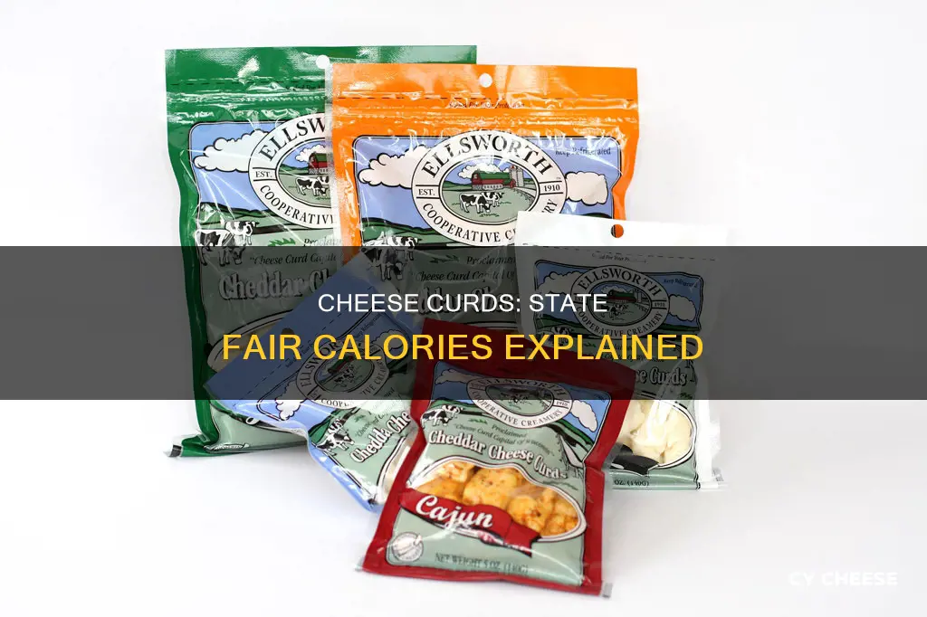 how many calories in state fair cheese curds