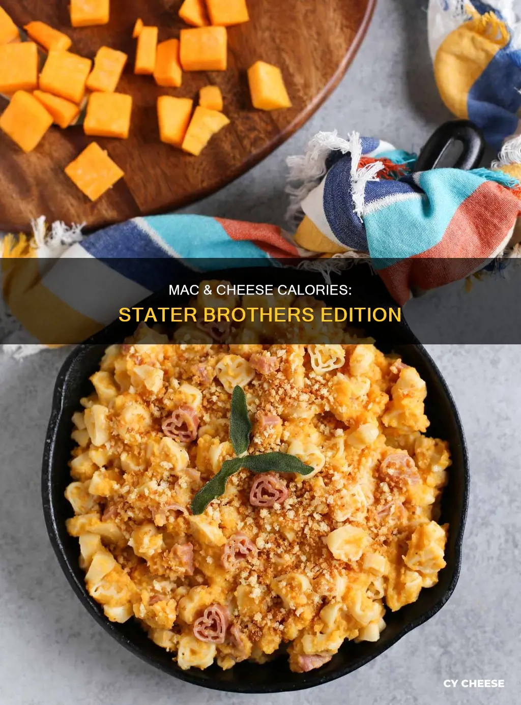 how many calories in stater brothers macaroni and cheese