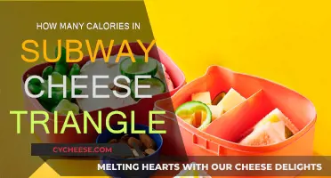 Cheese Triangles at Subway: Calorie Count Unveiled