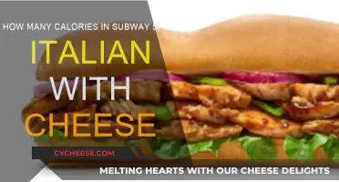 Spicy Italian Sub Calorie Count: Cheese Impact