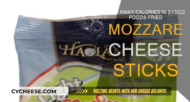 Mozzarella Sticks: Calories in Sysco Foods' Fried Treats
