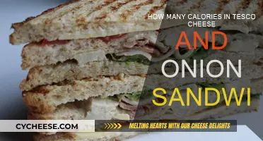 Cheese and Onion Sandwich Calories: Tesco Style