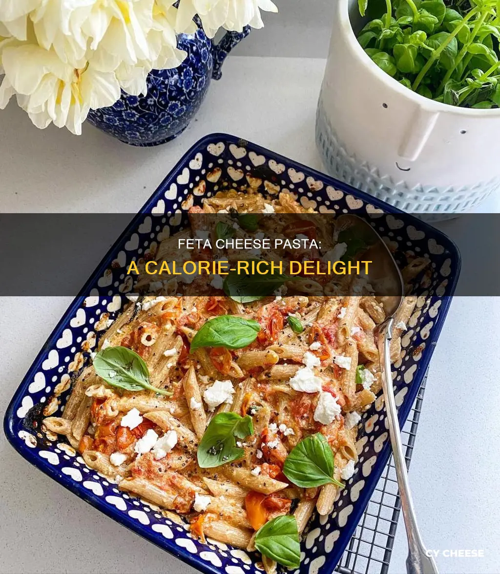 how many calories in the feta cheese pasta