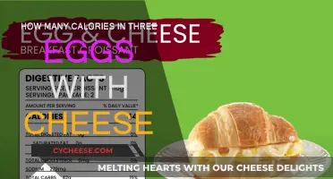 Cheese and Egg Breakfast: Calorie Count