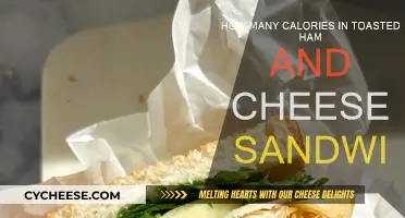 Toasty Ham and Cheese: Calorie Count