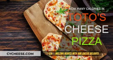 Cheese Pizza Calories: Toto's Delicious Indulgence
