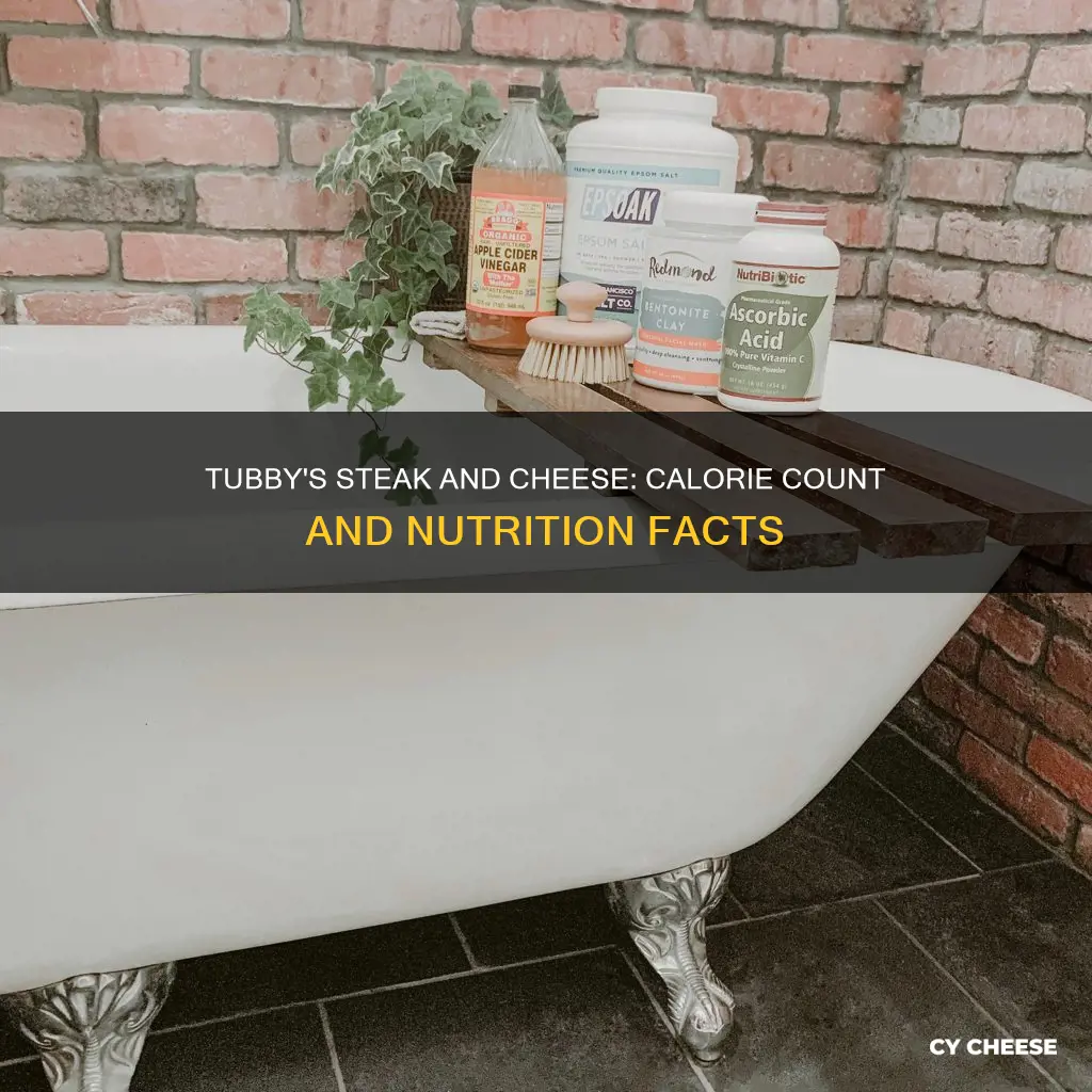 how many calories in tubbys steak and cheese