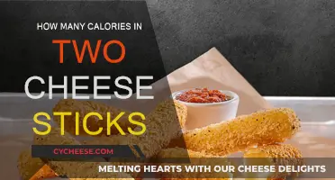 Cheese Sticks: Calorie Count for Two