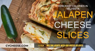 Velveeta Jalapeno Cheese Slices: Calorie Count and Nutrition