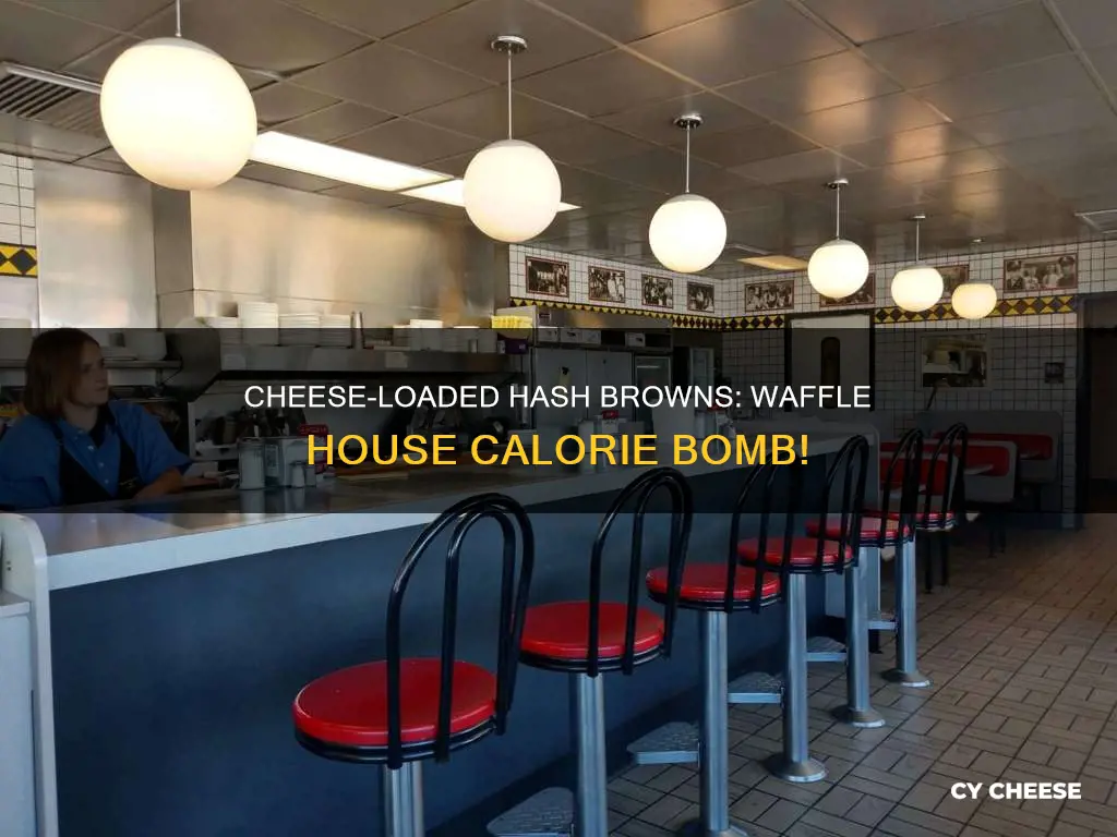 how many calories in waffle house hash browns with cheese