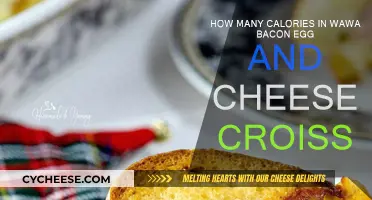 Wawa Breakfast: Calories in Bacon, Egg, Cheese Croissant