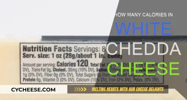 White Cheddar Cheese: Calories and Nutrition Facts